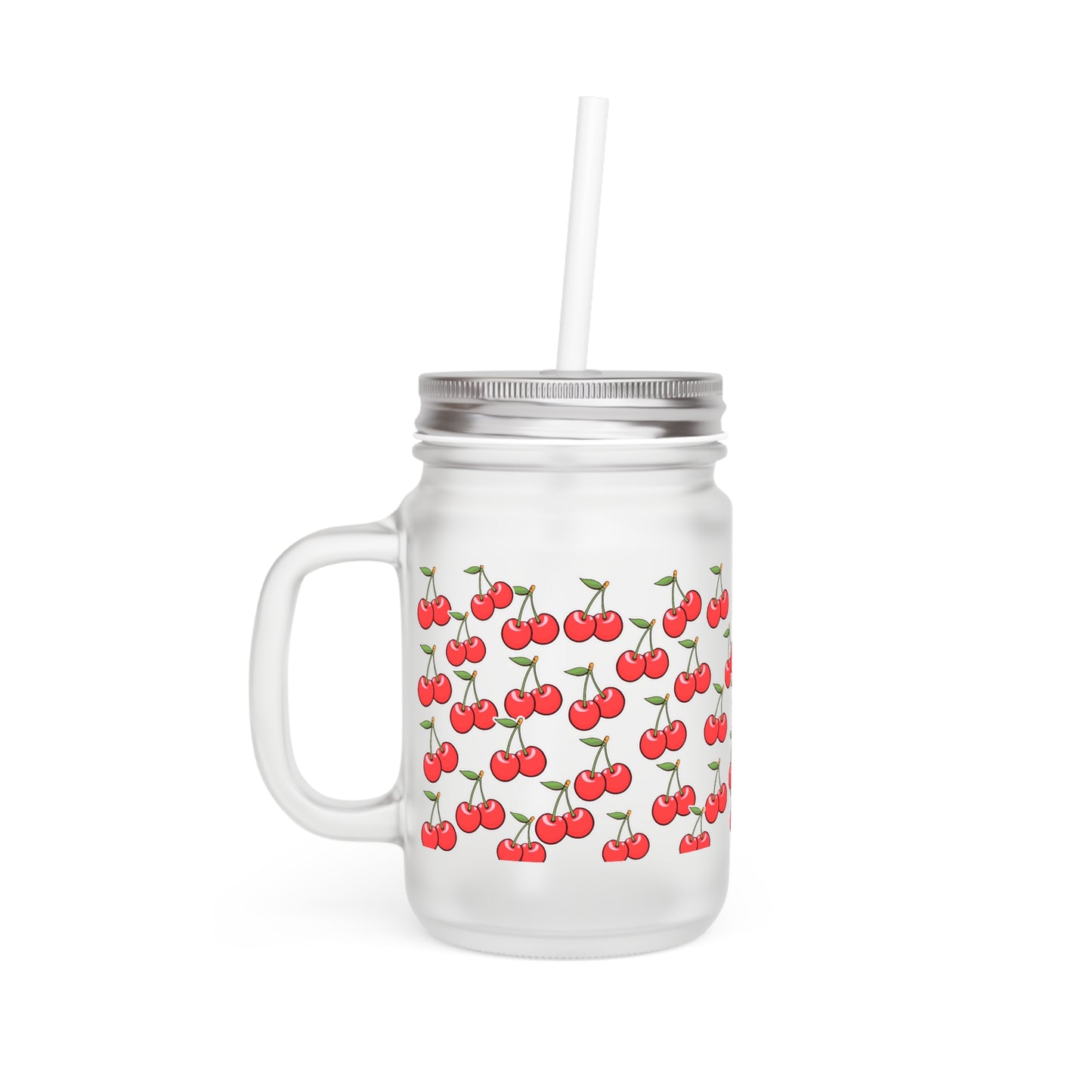 Frosted Glass Mason Jar