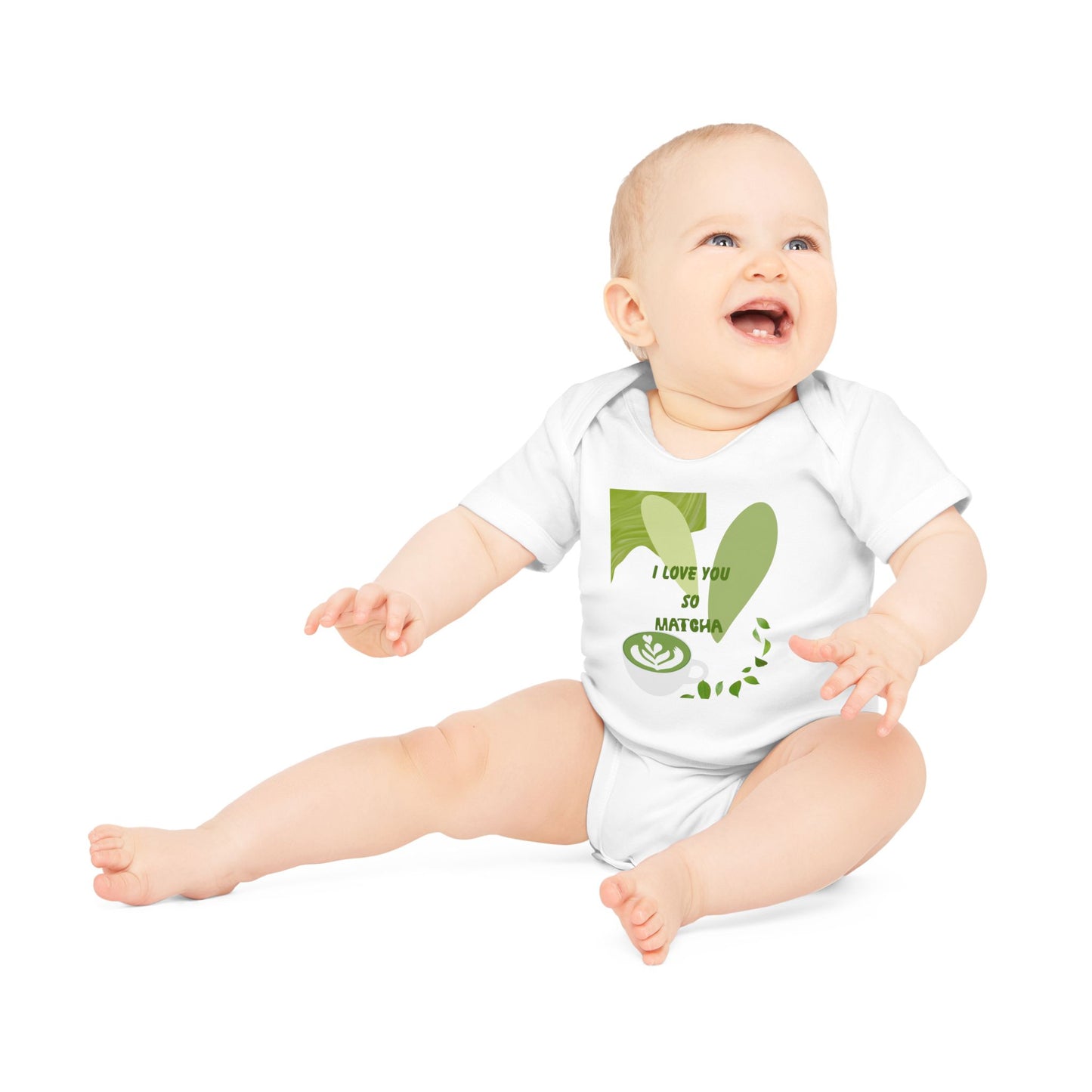 I Love you so Macha |Macha Shirt | Baby Organic Short Sleeve onesie