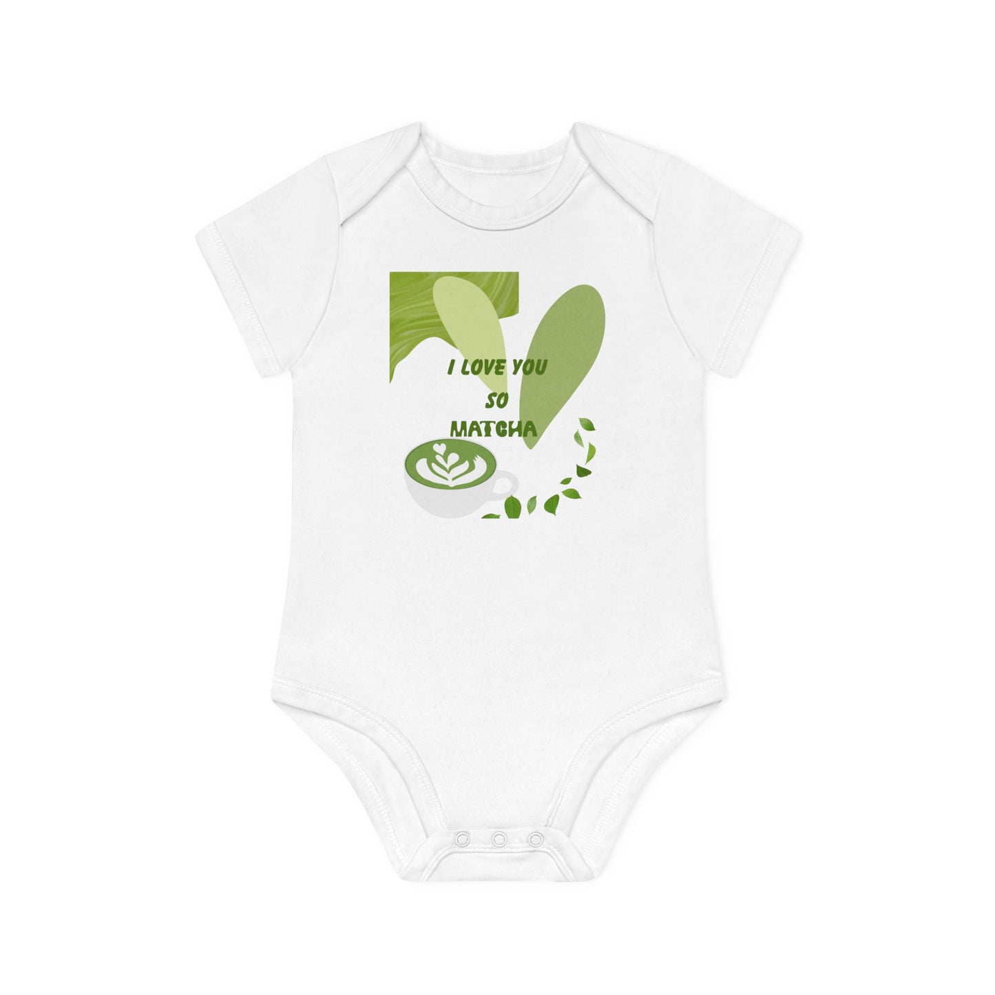 I Love you so Macha |Macha Shirt | Baby Organic Short Sleeve onesie