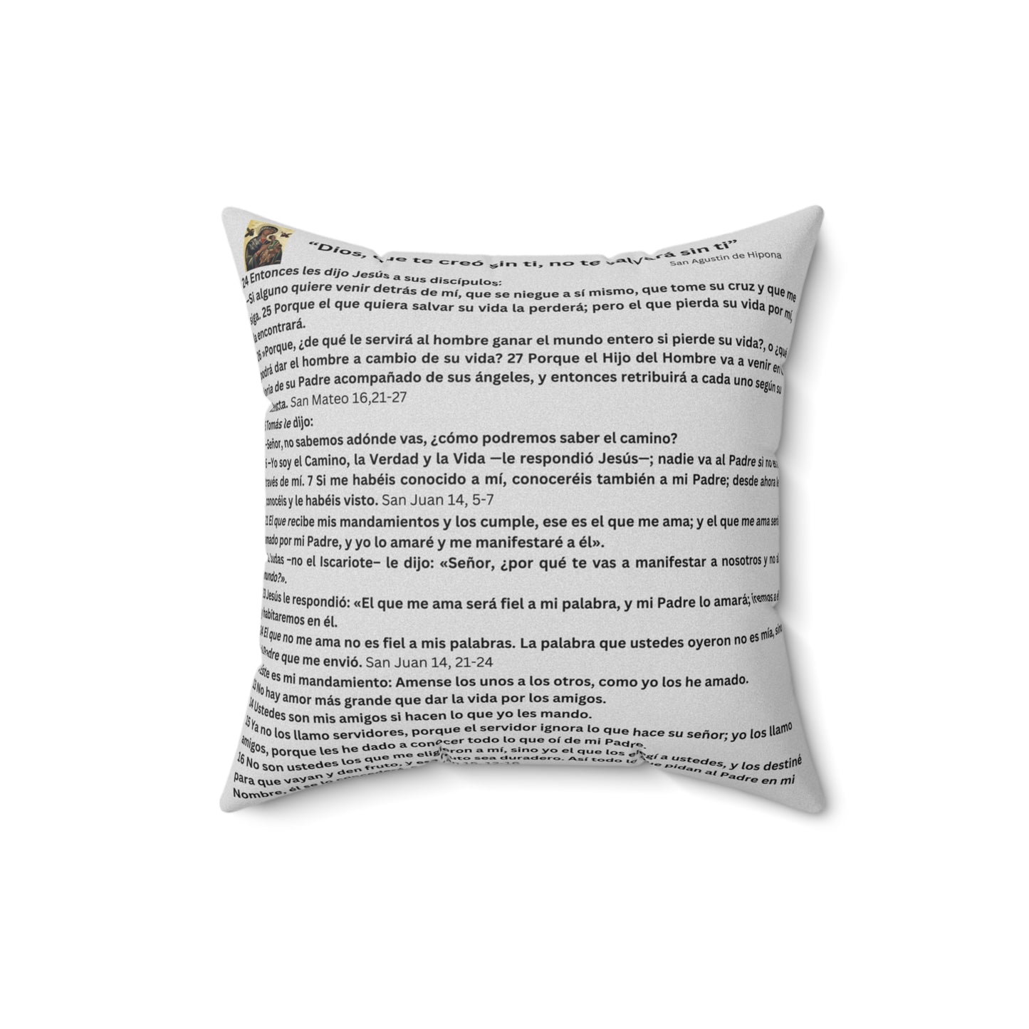 Personalize Spun Polyester Square Pillow