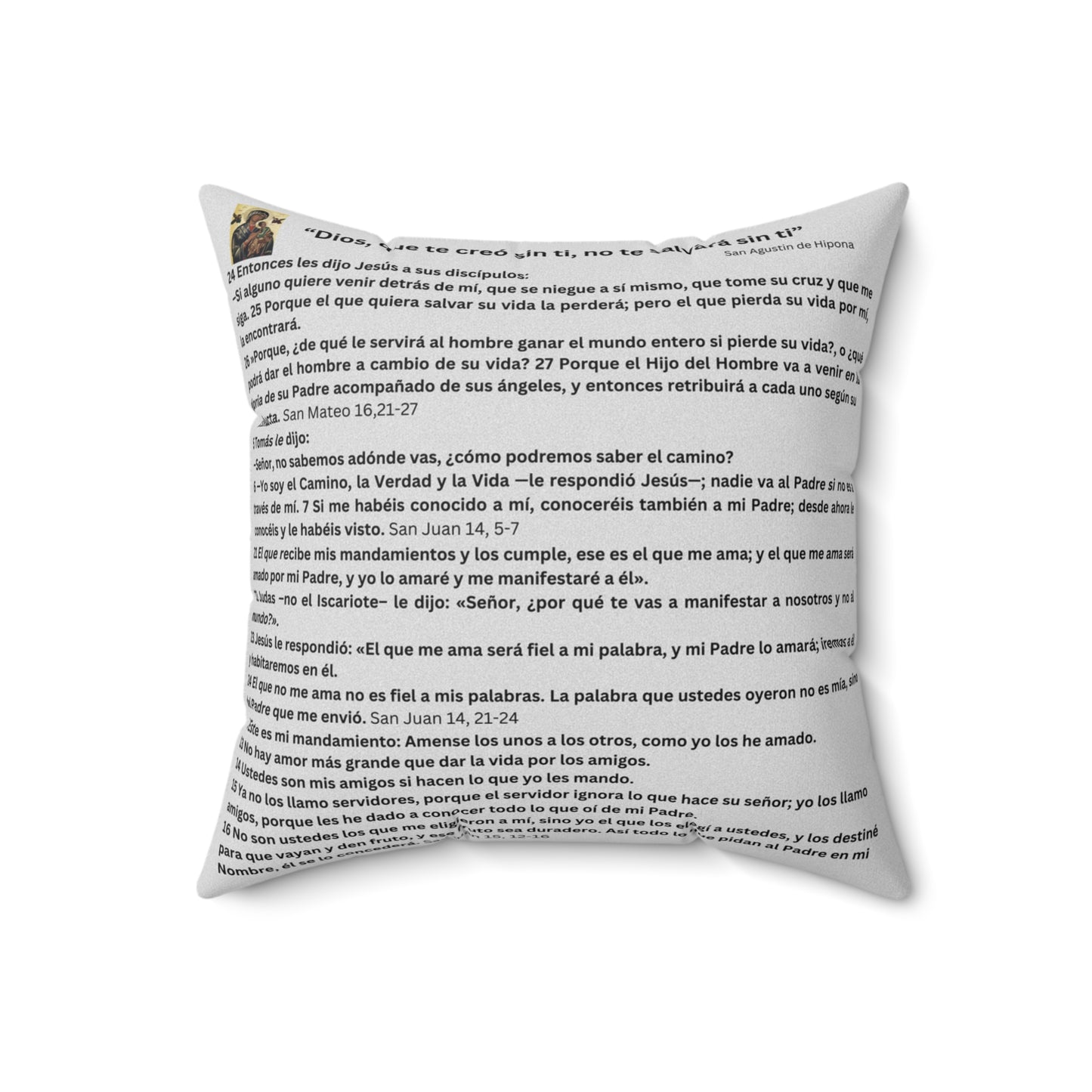 Personalize Spun Polyester Square Pillow