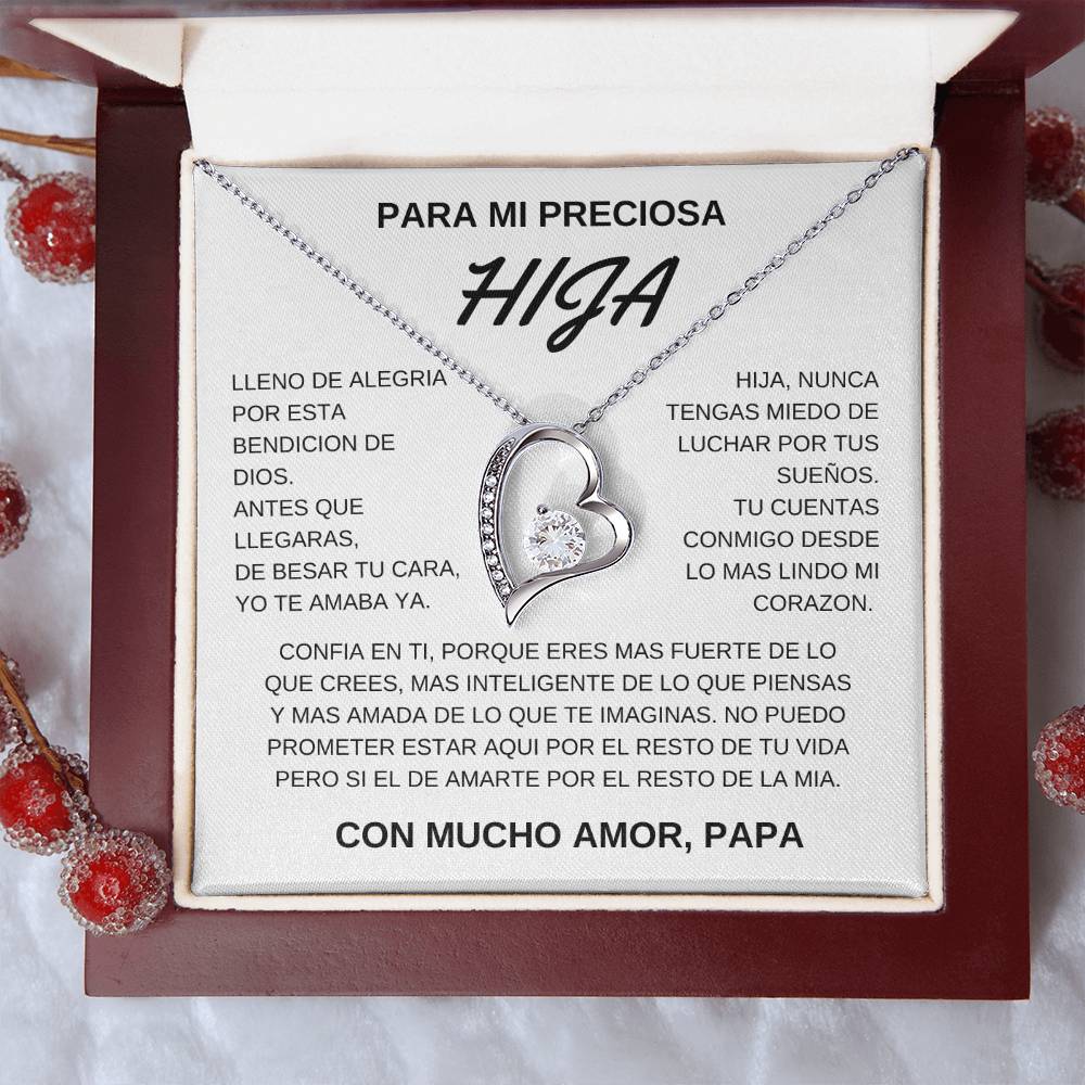 Para Mi Preciosa Hija | Forever Love Necklace