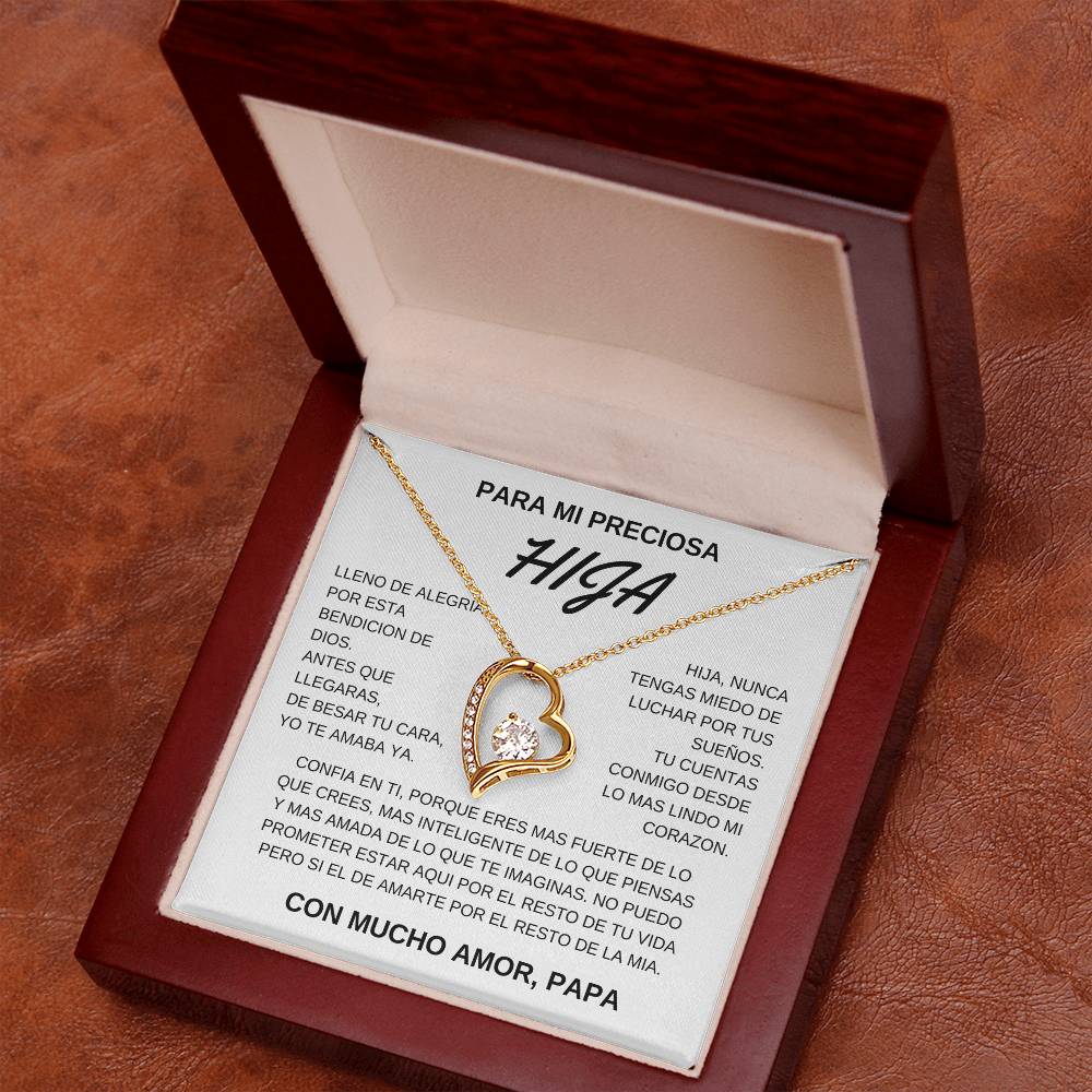 Para Mi Preciosa Hija | Forever Love Necklace