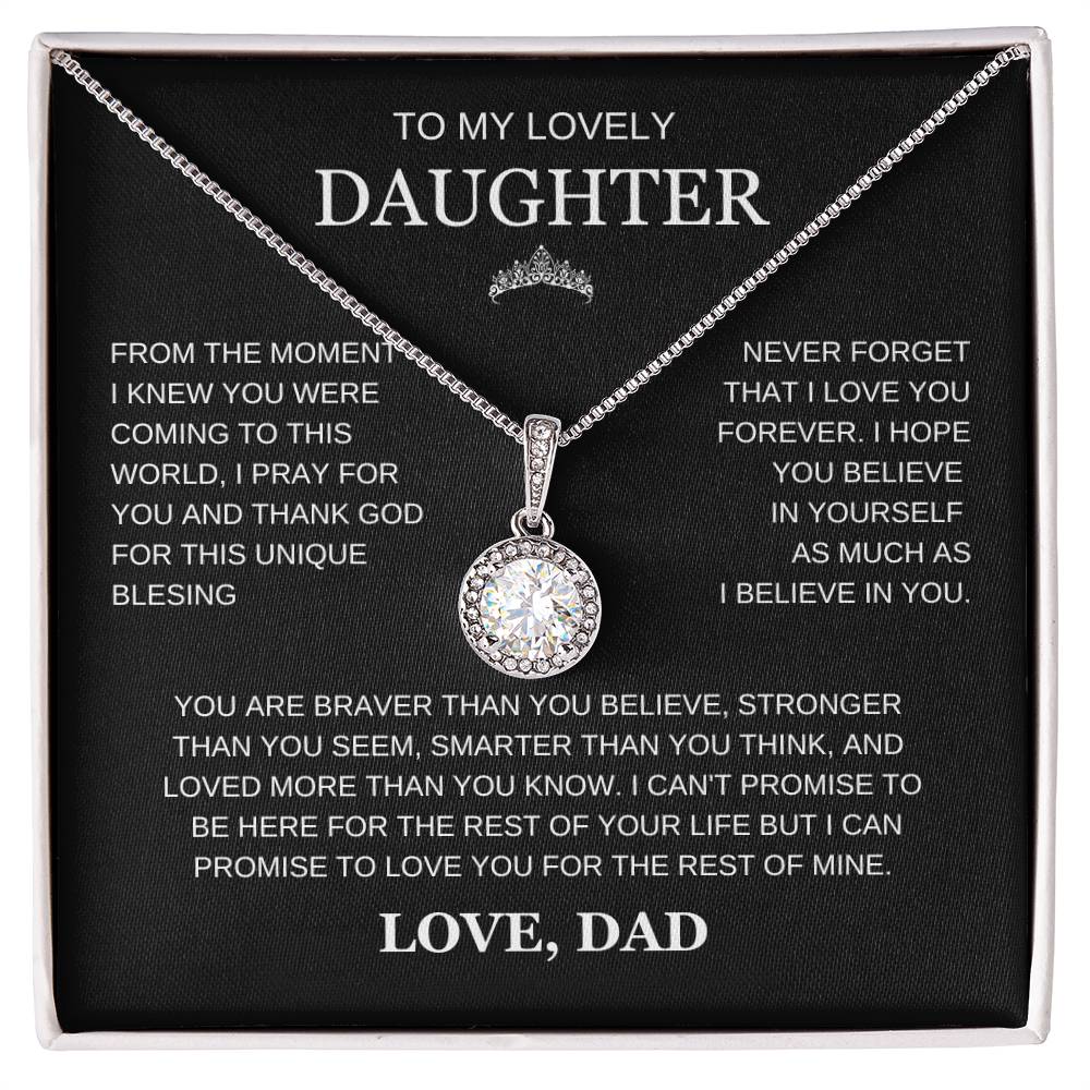 To My Lovely Daughter | Eternal Hope Necklace