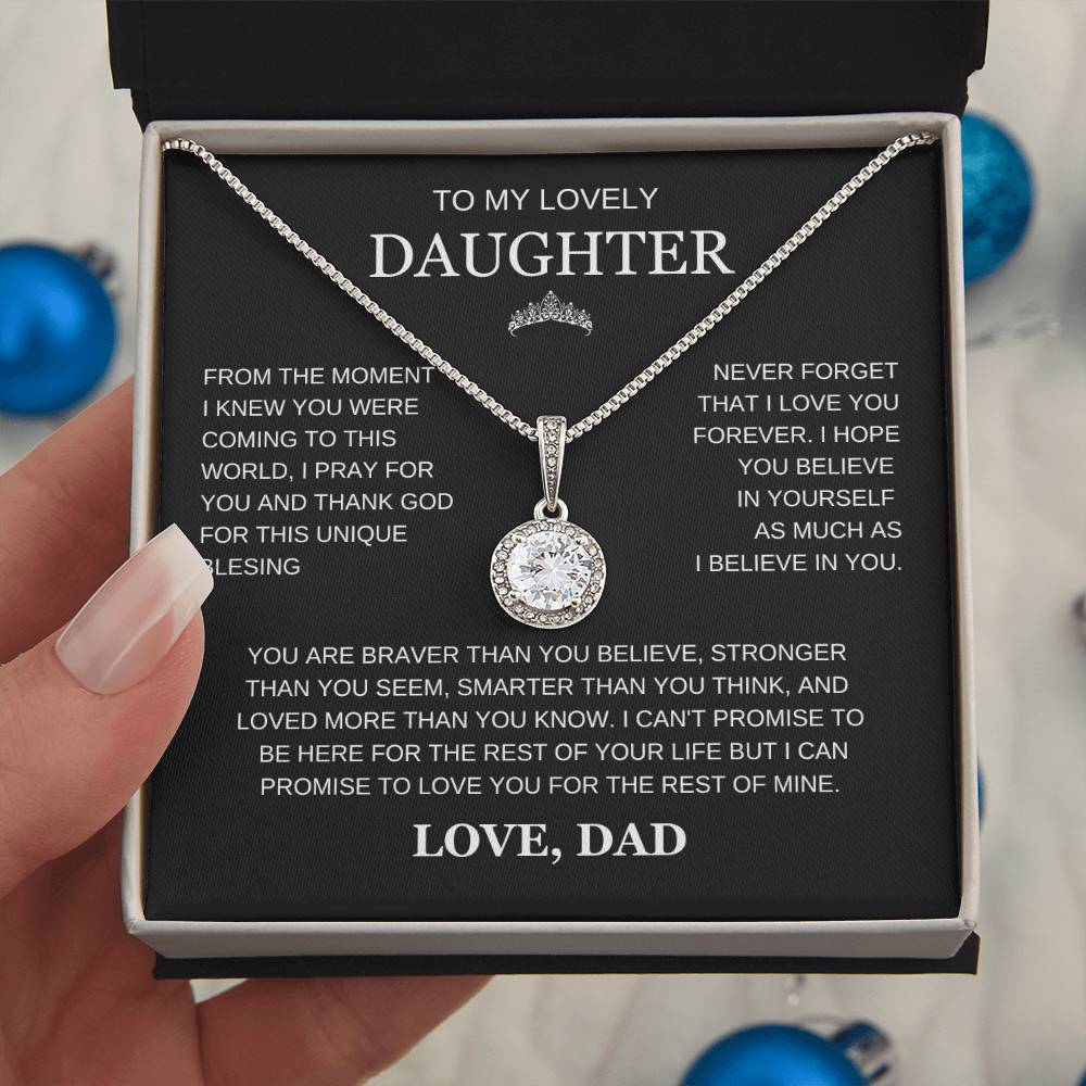 To My Lovely Daughter | Eternal Hope Necklace