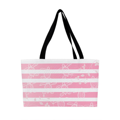 Pink Turtle Weekend Bag | Perfect Spacious Beach Bag |