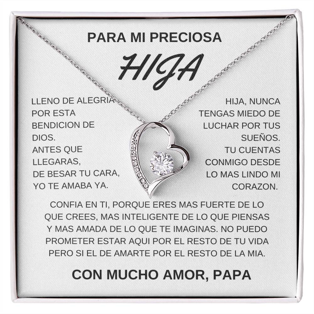 Para Mi Preciosa Hija | Forever Love Necklace