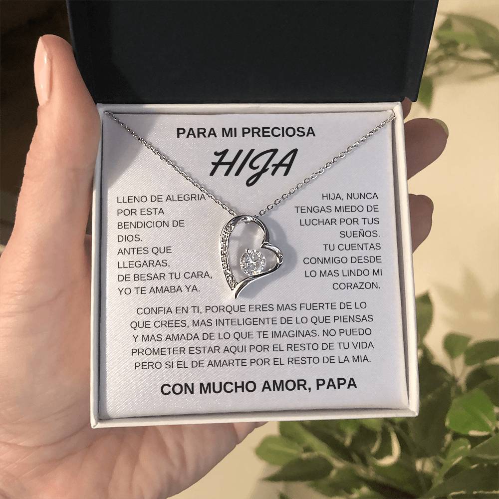 Para Mi Preciosa Hija | Forever Love Necklace