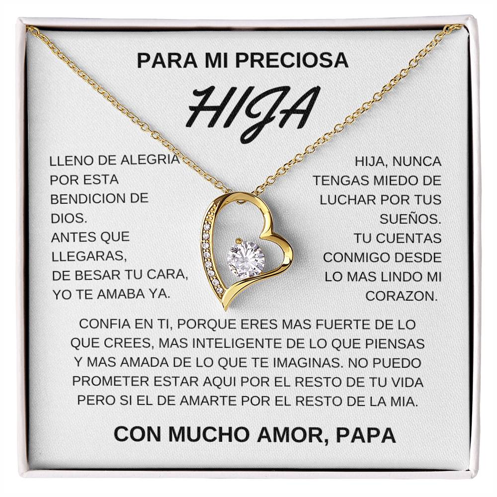 Para Mi Preciosa Hija | Forever Love Necklace