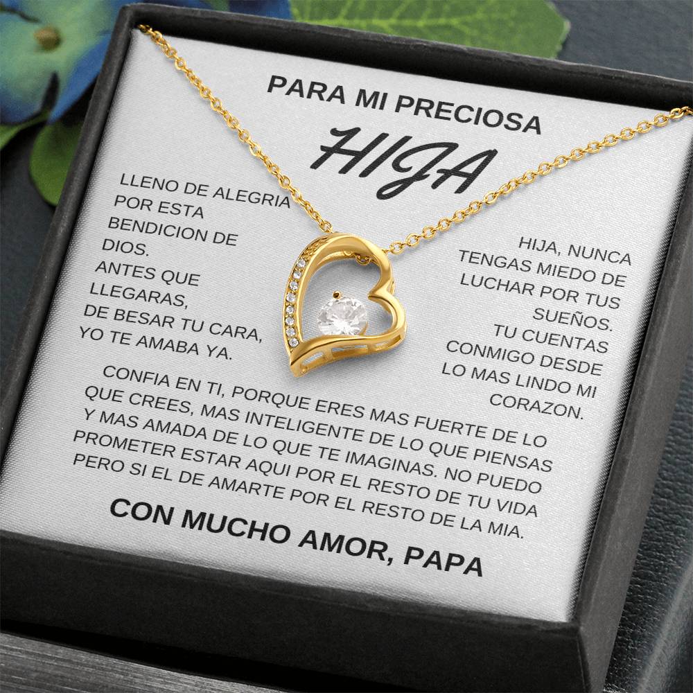 Para Mi Preciosa Hija | Forever Love Necklace