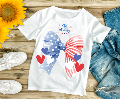 Girl shirt 4th Of July | Memorial Day Girl shirt | Independence Day stylish Girl shirt