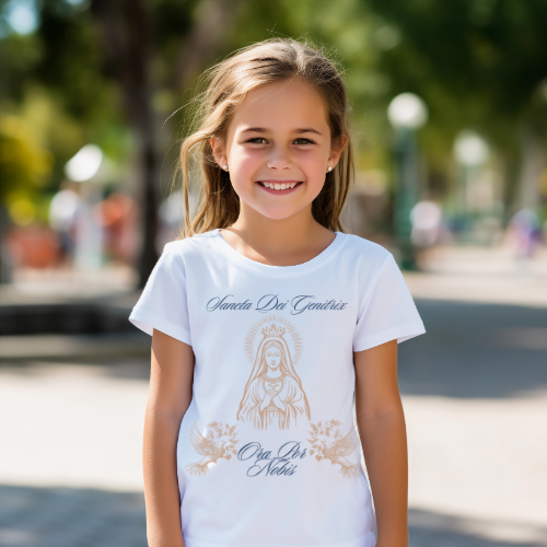 Kids Pray For us T-Shirt | Holy mother T-Shirt